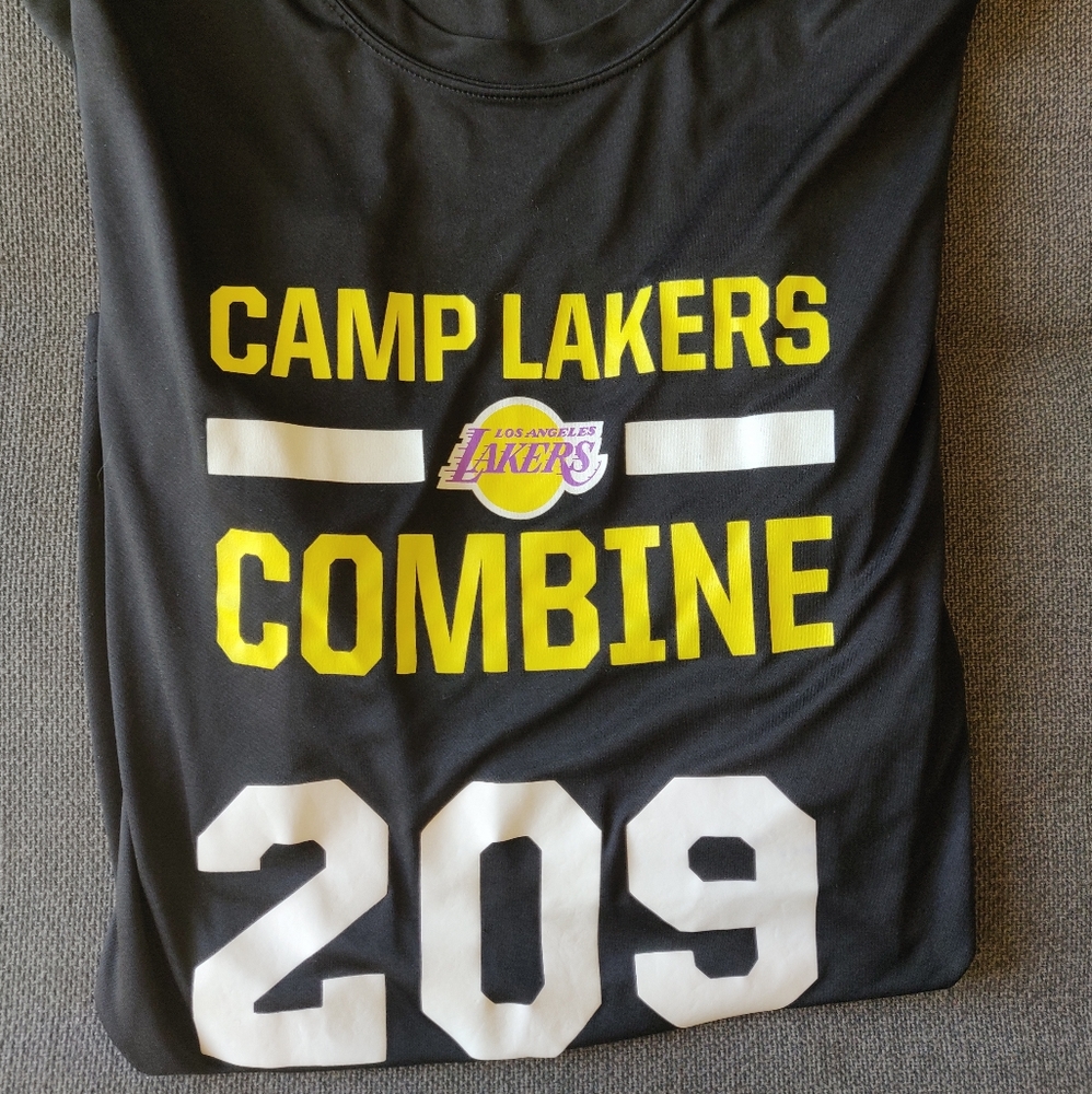 Mens Large 100% authentic LA Lakers Combine Jersey